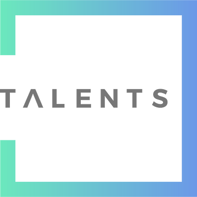 Talents logo on hero